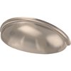 Franklin Brass Contemporary Cup (10-Pack) Cabinet Handles 3" Satin Nickel Cabinet Pulls Handles for Cabinets and Drawers Cabinet Hardware Dresser Handles Drawer Pulls P34702K-SN-B