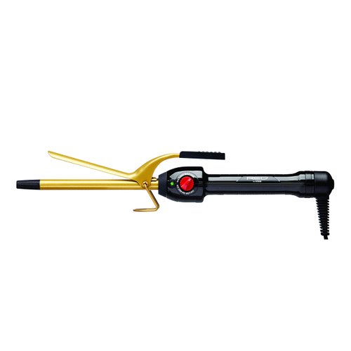 RED by KISS Ceramic Tourmaline Professional Curling Iron (CI01N - 3/8" inch)