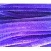 Carykon 100 PCS Fuzzy Chenille Stems Pipe Cleaners for Arts and Crafts (Purple)