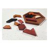 LMC Products Hexagon Wooden Puzzle Toy - Brain Teasers for Kids Ages 10-12. Also Great Brain Teaser Puzzles for Adults