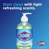 Clorox Antibacterial Liquid Hand Soap with Pump, Soothing Aloe Scent - Scented Hand Wash, Liquid Soap for Bathroom or Kitchen Washes Away Dirt from Hands and Keeps Them Soft, 16 Fl Oz