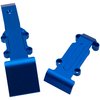 Vgoohobby Aluminum Alloy Front & Rear Skid Plate Skidplate Set #7037 Compatible with 1/16 Traxxas E-Revo 71054 VXL Slash 4WD 70054 Summit 72054 RC Car