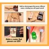 Dowling Magnets Science Discovery Kit: Electric Motor Generator. Science Experiments/Science Lab/Engineering Kit/STEM Kit/Physics for Kids and Teens/Electric Generator Kit. Item 731101.