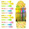 TINYMILLS 24 Pcs Pineapples Multi Point Stackable Push Pencil Assortment with Eraser for Luau Party Favors Goodie Bag Stuffers Classroom Rewards Pinata Fillers Carnival Prize