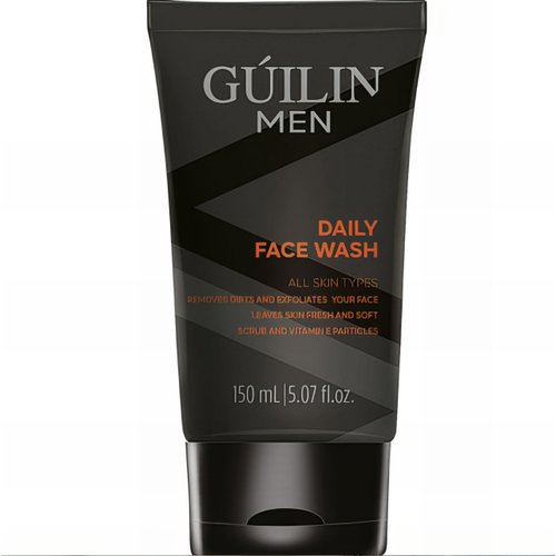 Guilin Men Daily Face Wash - All Skin Types, soap free washing, fights grease and dirt residues