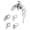 Prime-Line S 4140 Mailbox Lock – Replacement, Multipurpose Mailbox Lock for Several Brands – ILCO 1003M Keyway, Opens Counter-Clockwise with 90º Rotation, Nickel Finish (1 Set)