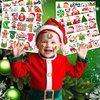 10 Sheets Christmas Baby Shower Temporary Tattoos Stickers Santa Baby Themed Birthday Party Decorations Supplies Favors Decor Winter Xmas Santa for Women Kids Adults Gifts Prizes Rewards