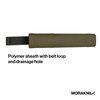 Morakniv Mora 2000 Sandvik Stainless Steel Fixed-Blade Knife With Sheath, Olive Green, 4.3 Inch
