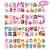 86PCS Baking Temporary Tattoos Themed Birthday Party Decorations Favors Supplies Decor Cooking Bakery Baker Donut Tattoos Stickers Cute Gifts for Kids Girls Prizes Rewards