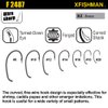 XFISHMAN Fly Hooks for Fly Tying Dry Wet Nymph Flies Curved Fishing Hooks 10# ~16# Assortment Pack of 240 Hooks with Box…