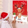 Pin Deer Game - 24-Player Holiday Party Games for Kids & Family, Pin The Nose on The Reindeer, Christmas Party Favors & Activities