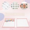 Professional 216 Nail Colors Chart, Nail Gel Polish Organizer Display Card Book, Nail Art Salon Nail Swatch Stick Card board Painting Practice Book