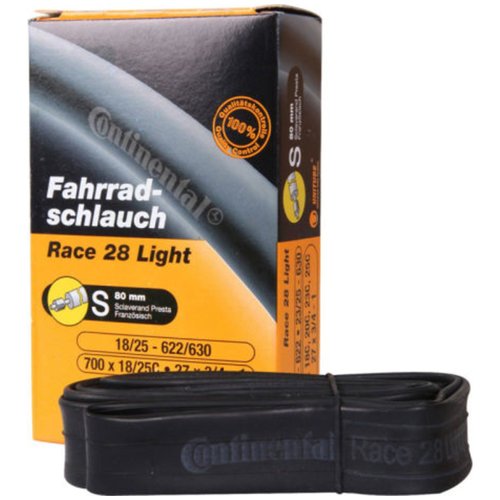 Continental (4) Tubes 700x18-25 Presta Valve 80mm Light