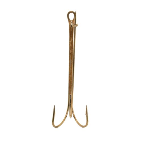 Mustad 7904-2-25 Double Hooks, Bronze, Size 2