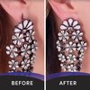 Lobe Miracle- Clear Earring Support Patches - Earring Backs for Droopy Ears - Ear Care Products for Torn or Stretched Ear Lobes (60 Patches)