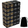 48 Pcs Abilities Keywords Counter Dice Black Shield MTG Dice Counters Bulk Buff Tokens D6 Dice Set for Magic The Gathering, MTG, TCG, Card Games Accessories