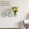 Metal Bike Model, Desktop Mini Finger Bike Figurines Toy Miniature Retro Mini Model Bike Christmas Ornaments Family and Friend 7.68 x 4.72inch