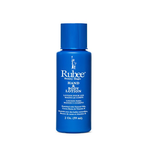 RUBEE Hand & Body Lotion 2oz (12 Pieces) for Women & Men to Fade Scars & Marks - Herbal Extracts & Vitamin E Moisturizer