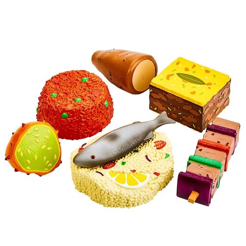 Excellerations Multicultural Play Food Set - African 8 Piece Set