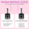 modelones Gel x Nail Kit, Nail Tips and Glue Gel Kit with Nail Glue Gel, 500Pcs Long Coffin Nail 10Sizes, Nail Dehydrator, Ultra-Portable LED Nail Lamp, Gel Nail Extension Kit Salon Gifts for Women