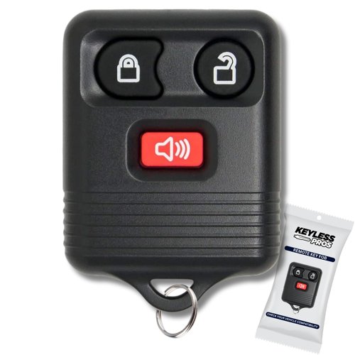 KeylessPros 3-Button Keyless Entry Remote Key Fob Replacement, Compatible with Ford, Lincoln, Mercury, Mazda F150 F250 F350 Escape Expedition Explorer Ranger, CWTWB1U345