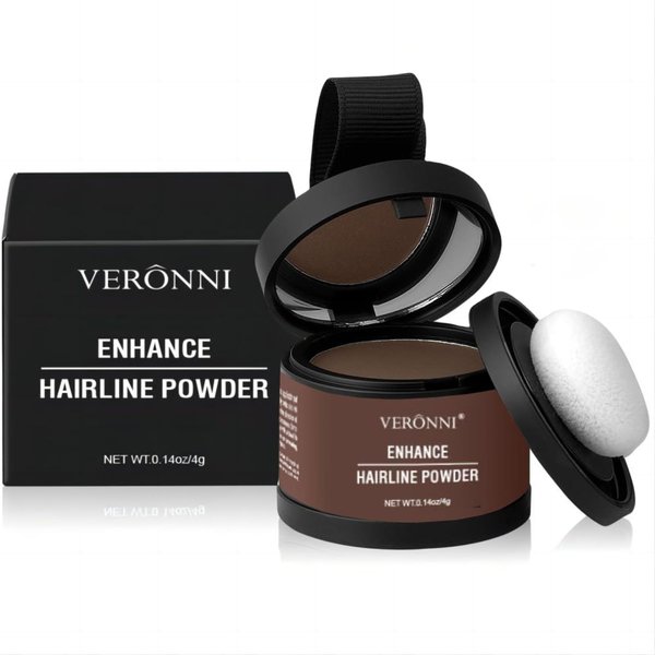 Hairline Shadow Powder,Magic Root Cover Up,Root Touch Up Powder with Mirror,Instantly Conceals Hair Loss (#11 Light Brown)