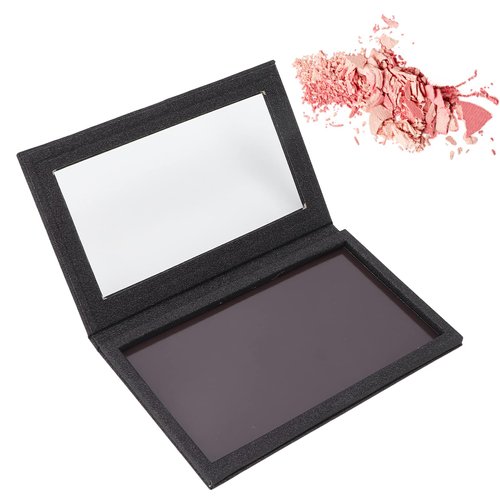 Magnetic Makeup Palette, Professional Empty Magnetic Palette with Clear Lid Portable Empty Eyeshadow Pan Dispensing Storage Box for Travel Home and Daily Use, 8.07 x 4.88in