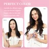 MAXITA Tape in Hair Extensions Human Hair Dark Brown 18 Inch 50g 20pcs Remy Human Hair Extensions Straight Seamless Real Hair Extensions Tape in Skin Weft Hair Extensions for Women