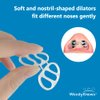 WoodyKnows Super-Support Nasal Dilator, Improves Sleep and Sports Airflow, Nasal Congestion and Nose-Related snoring aid (M 4Pack)