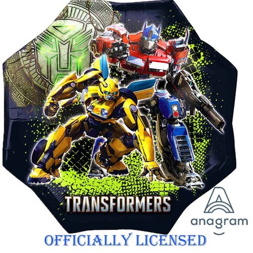 Anagram Foil Balloons, For Transformers, Rise of the Beast Party Theme Collection, Party Accessory, Multicolor, Licensed, 4th Birthday