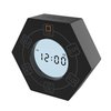 Home & Office Timer with Clock, 5,15, 30, 45, 60 Minute Preset Countdown Timer, Easy-to-Use Time Management Tool (Black)