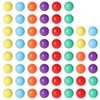 Laviesto Game Replacement Balls for Chinese Checker, 60 Pcs Solid Color Replacement Marbles for Chinese Checkers, Marble Run, Marbles Game(5/8 Inch/6 Colors)