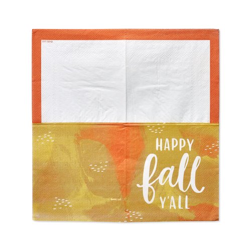 American Greetings 50-Count 5 in. x 5 in. Beverage Napkins, Thanksgiving Party Supplies