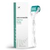 Derma Roller Microneedle, Titanium 192 Micro Needle Dermal Roller Face Beard Roller Home Use (Crystal Blue)