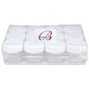 Beauticom High-Graded 7 Grams/7 ML (Quantity: 12 Packs) Thick Wall Crystal Clear Plastic Leak-Proof Jars Container with White Lids for Cosmetic, Lip Balm, Lip Gloss, Creams, Lotions, Liquids