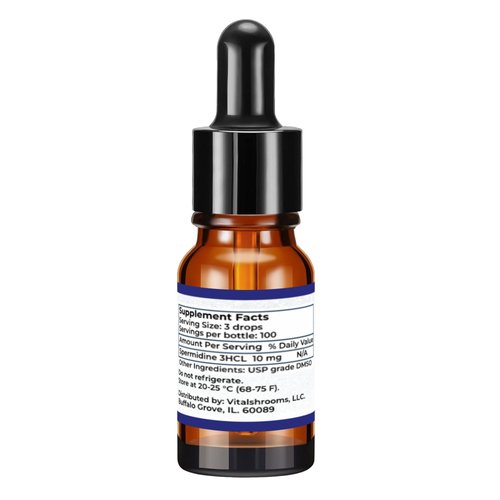 Spermidine Transdermal Topical Supplement - 10mg of 99% Spermidine Trihydrochloride- Over 100x More Potent Than Wheat Germ Extract with Enhanced Absorption for Cell Membrane, Health and Longevity