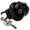 HD Switch Ignition Key Switch 077-8076-00 for Bad Boy Mowers Pup ZT Lightning MZ AOS CZT Outlaw Extreme Maverick BadBoy - Includes 2 Keys & Free Carabiner HD Switch