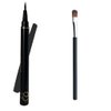 Generic 1 pack black eyeliner pen with 1 pack eyebrow brush,#002