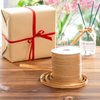 Whaline 229 Yards Raffia Paper Ribbon Christmas Kraft Craft Packing Paper Twine for Festival Gifts, DIY Decoration and Weaving, 1/4 inch Width