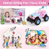 NQD Remote Control Car for Kids 1:16 Scale 80 Min Play 2.4Ghz Off Road RC Trucks with Stickers Toy Car Gift for Girls 3 4 5 6 Year Old