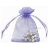TheDisplayGuys 48-Pack 2" x 2-3/4" Lavender Sheer Organza Gift Bags with Drawstring, Goodie Bags for Jewelry, Candy Bags, Treat Bags, Wedding Favors Small Mesh Bags