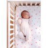 100% Organic Cotton Fitted Bassinet Sheets Fits Halo, Snoo, Uppababy, Ingenuity, Graco, Baby Trend, and All Other Standard Size Bassinets. 3 Pk