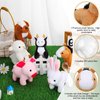 6 Pieces Mini Plush Furry Farm Animal Toys Soft Plush Horse Pig Cattle Rabbit Dog Sheep Doll Stuffed Plush Farm Animals for Christmas Stocking Stuffers Birthday Party Decoration Supplies (Animals)