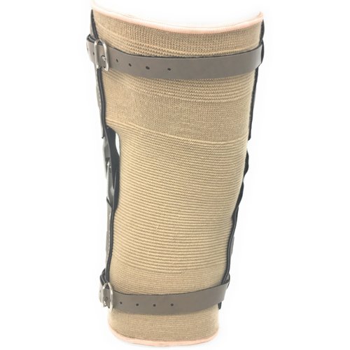 OTC Knee Brace, Hinged Bars, Knit Elastic