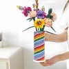 HI-REEKE Flowers Vase Building Set for Bouquet 10280 10313 10328, Colorful Vase Flower Display Stand Toy Block Kit for Women
