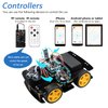 FREENOVE 4WD Car Kit with RF Remote (Compatible with Arduino IDE), Line Tracking, Obstacle Avoidance, Ultrasonic Sensor, IR Wireless Remote Control Servo