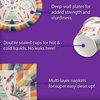 Tribal Boho Birthday Party Supplies Set Plates Napkins Cups Tableware Kit for 16