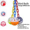 Bonka Bird Toys 1467 Ball Clanger Plastic Colorful Noisy Rattle Parrot Cage Toy Parrotlet, Parakeet, Budgie, and Similar Breeds