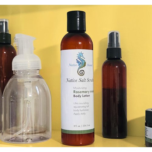 Native Salt Scrubs, Moisturizing Rosemary Mint Body Lotion, 8 fl. oz.