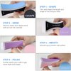 Nail Files and Buffers - Professional Nail Buffer Block for Shaping Polishing, New Natural Nail Polisher with 4 Sides for Nail Art Gel Suit for Home Salons Use (2 Pcs)